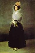 Francisco Jose de Goya The Countess of Carpio, Marquesa de la Solana. oil on canvas